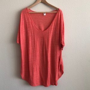 EUC Old Navy Coral Tee SZXXL